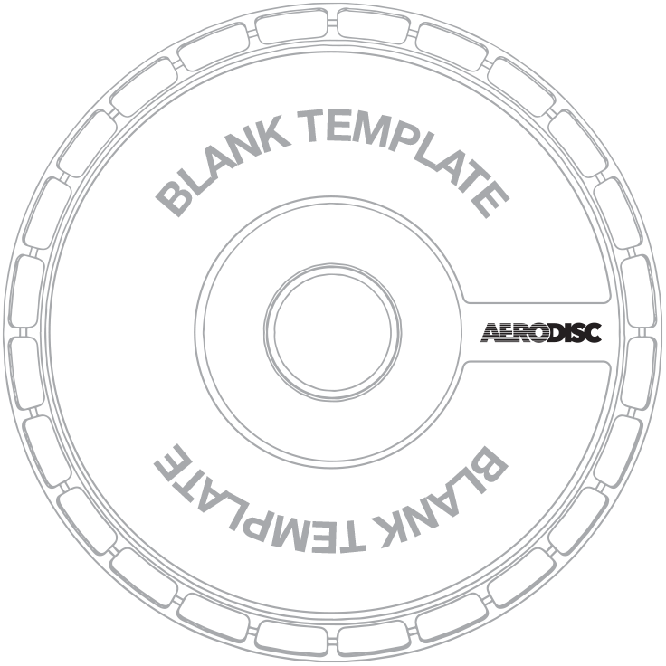 Rotiform Wheels / Rotiform AeroDisc Blank Template